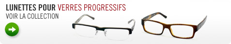 Lunettes pour verres progressifs