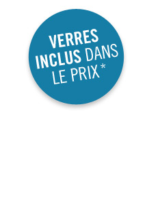 Verres inclus dans le prix de la monture