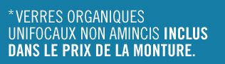 Verres et traitements inclus