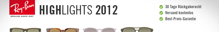 Ray-Ban Sonnenbrillen Highlights 2012 bei Mister Spex