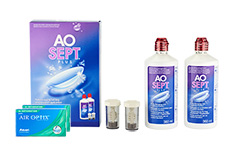 Air Optix for Astigm. 2 x 6 + 1 x Aosept plus Twinbox