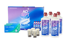Air Optix for Astigm. 2 x 6 + 1 x Aosept plus Vorratspack