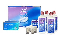 Air Optix Aqua 2 x 6 + 1 x Aosept plus Vorratspack