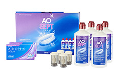 Air Optix Aqua Multifocal 2 x 6 + 1 x Aosept plus Vorratspack