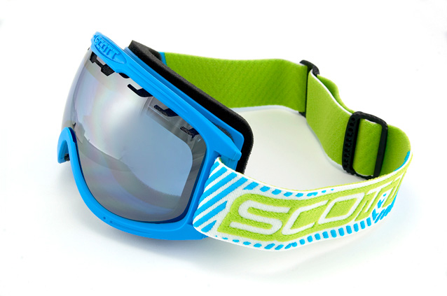 Scott Decree 213964 cyan / blue silver chrome