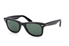 Ray-Ban Wayfarer RB 2140 901 Schwarz / Polglas Gr&uuml;nPerspektivenansicht Thumbnail