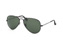 Ray-Ban Aviator large RB 3025 L0205 Schwarz / Gr&uuml;n Minithumbnail