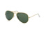 Ray-Ban Aviator large RB 3025 L0205 Goldfarben / Polglas Gr&uuml;n Minithumbnail