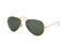 Ray-Ban Aviator large RB 3025 L0205 Goldfarben / Gr&uuml;n Minithumbnail