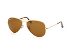 Ray-Ban Aviator large RB 3025 L0205 Goldfarben / BraunPerspektivenansicht Thumbnail