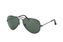 Ray-Ban Aviator large RB 3025 L0205 Schwarz / Polglas Gr&uuml;n Minithumbnail