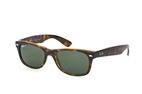 Ray-Ban New Wayfarer RB 2132 622 Havana / Polglas Gr&uuml;nPerspektivenansicht Thumbnail
