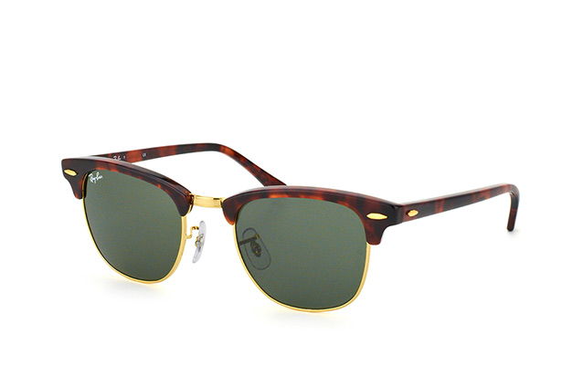 clubmaster ray ban brown