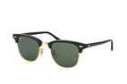 Ray-Ban Clubmaster RB 3016 W0365 small Schwarz / Gr&uuml;nPerspektivenansicht Thumbnail