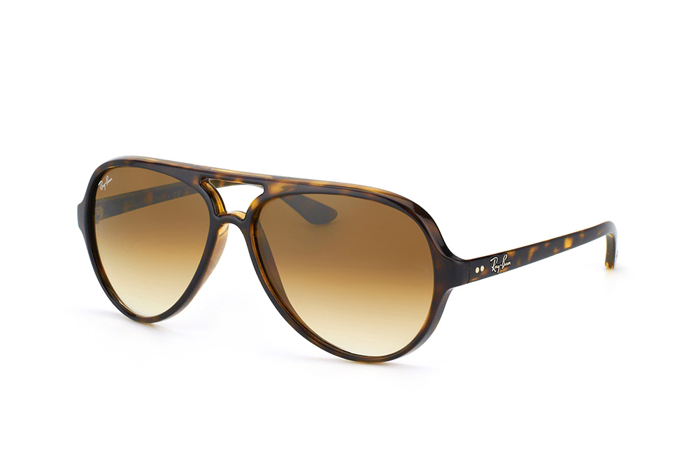ray ban 4125 sunglasses rb4125 brown 710 51 cats 5000