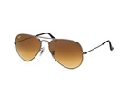 Ray-Ban Aviator RB 3025 002/58 small Dunkelgrau / Verlaufsglas BraunPerspektivenansicht Thumbnail