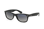 Ray-Ban New Wayfarer RB 2132 622 Schwarz / Polglas GrauPerspektivenansicht Thumbnail