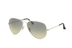 Ray-Ban Aviator RB 3025 002/58 small Silber / Verlaufsglas GrauPerspektivenansicht Thumbnail