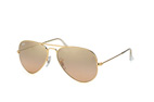 Ray-Ban Aviator RB 3025 002/58 small Goldfarben / Verlaufsglas BraunPerspektivenansicht Thumbnail