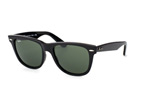 Ray-Ban Original Wayfarer RB 2140 901/58 large Schwarz / Gr&uuml;nPerspektivenansicht Thumbnail