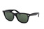 Ray-Ban Original Wayfarer RB 2140 901/58 large Schwarz / Gr&uuml;n Minithumbnail