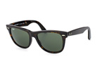 Ray-Ban Original Wayfarer RB 2140 901/58 large Havana / Dunkelbruan / Gr&uuml;nPerspektivenansicht Thumbnail