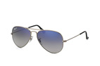 Ray-Ban Aviator RB 3025 002/58 small Silber / Polglas GrauPerspektivenansicht Thumbnail