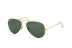 Ray-Ban Aviator RB 3025 002/58 small Goldfarben / Polglas Gr&uuml;nPerspektivenansicht Thumbnail