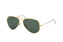 Ray-Ban Aviator RB 3025 002/58 small Goldfarben / Polglas Gr&uuml;n Minithumbnail