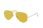Ray-Ban Aviator large RB 3025 L0205 Goldfarben / BraunPerspektivenansicht Thumbnail