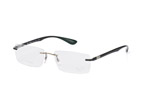 Ray-Ban RX 8724 1000 Dunkelgrau / SchwarzPerspektivenansicht Thumbnail