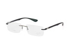 Ray-Ban RX 8724 1000 Dunkelgrau / SchwarzPerspektivenansicht Thumbnail
