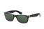 Ray-Ban New Wayfarer RB 2132 622 Schwarz / Gr&uuml;n Minithumbnail