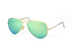 Ray-Ban Aviator large RB 3025 L0205 Goldfarben / Polglas GrauPerspektivenansicht Thumbnail