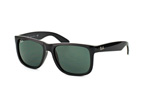 Ray-Ban Justin RB 4165 601/8G Schwarz / Gr&uuml;nPerspektivenansicht Thumbnail