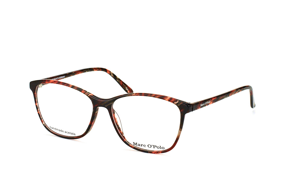 Marc O'polo Eyewear 503077 60, Inkl. Gläser, Cat Eye Brille, Damen Havana