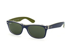 Ray-Ban New Wayfarer RB 2132 622 Dunkelblau / Gr&uuml;nPerspektivenansicht Thumbnail