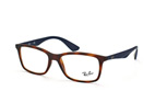 Ray-Ban RX 7047 5196 Bruin / Havana / Donkerblauw perspective view thumbnail