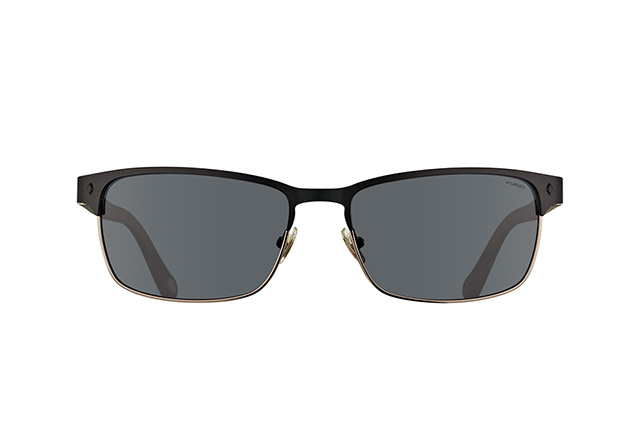 20-024 sonnenbrille Damen rechteckig schwarz/grau
