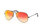 Ray-Ban Aviator large RB 3025 L0205 Schwarz / Verlaufsglas Gr&uuml;nPerspektivenansicht Thumbnail