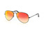 Ray-Ban Aviator large RB 3025 L0205 Schwarz / Verlaufsglas Gr&uuml;n Minithumbnail