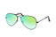 Ray-Ban Aviator large RB 3025 L0205 Schwarz / Verlaufsglas Grau Minithumbnail