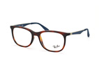 Ray-Ban RX 7078 5849 Havana / BlauPerspektivenansicht Thumbnail
