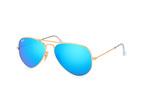 Ray-Ban Aviator RB 3025 002/58 small Goldfarben / Gr&uuml;nPerspektivenansicht Thumbnail