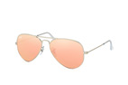 Ray-Ban Aviator RB 3025 002/58 small Silber / BraunPerspektivenansicht Thumbnail