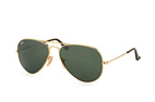 Ray-Ban Aviator large RB 3025 L0205 Goldfarben / Gr&uuml;nPerspektivenansicht Thumbnail