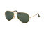 Ray-Ban Aviator large RB 3025 L0205 Goldfarben / Gr&uuml;n Minithumbnail