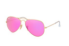 Ray-Ban Aviator large RB 3025 L0205 Goldfarben / Polglas Gr&uuml;nPerspektivenansicht Thumbnail