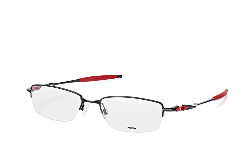 Oakley , Inkl. Gläser, Rechteckige Brille, Herren Schwarz