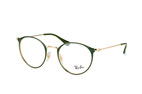 Ray-Ban RX 6378 2904 Dorado / Verde perspective view thumbnail